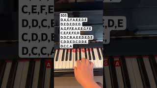 505 // instagram: jessnotes123 #piano #pianotutorial #pianomusic #arcticmonkeys #505