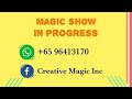 MagicMan HongWei (Singapore Magician) Showreel 2023  #singapore #magicmanhw #creativemagicinc