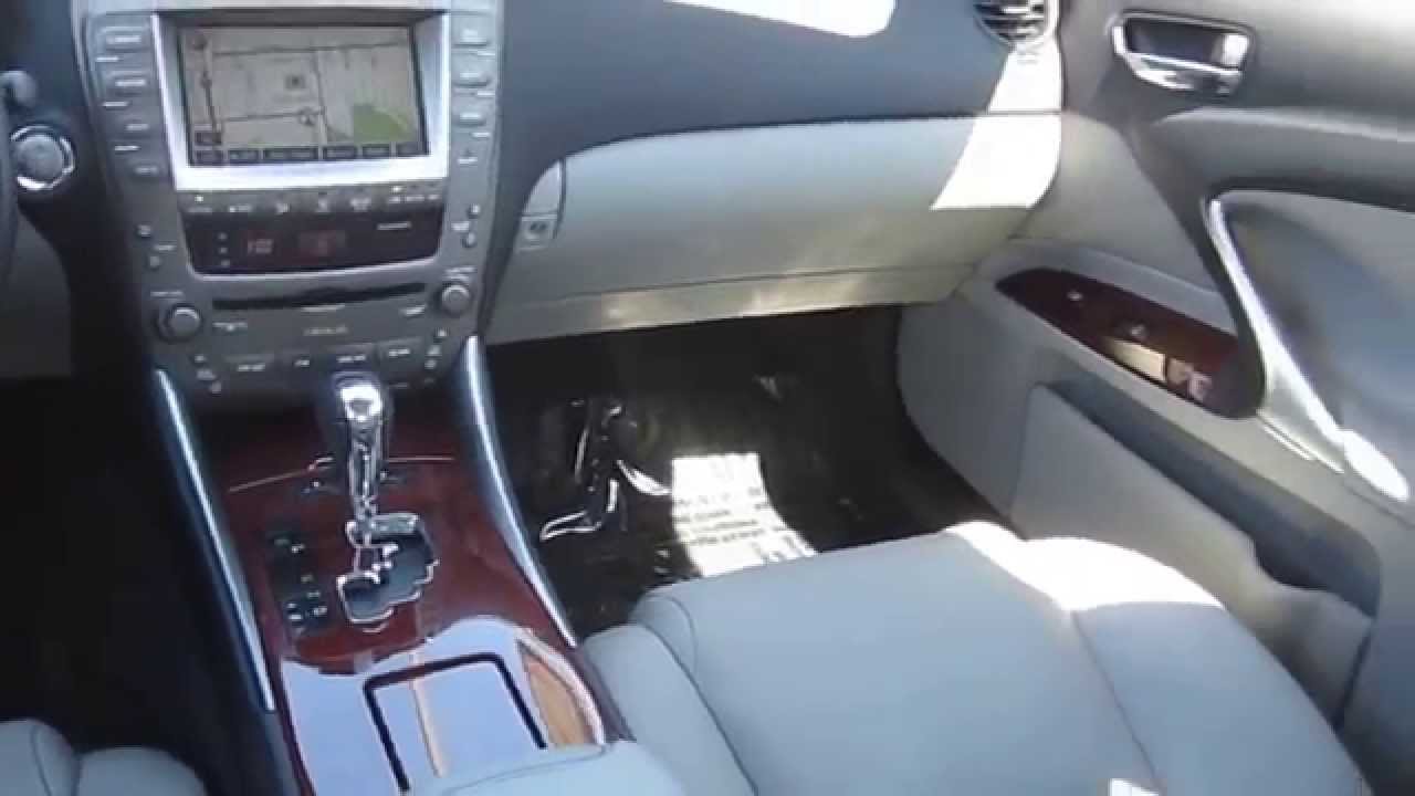 2008 Lexus Is350 Gry Gray Stock B2741 Interior Youtube