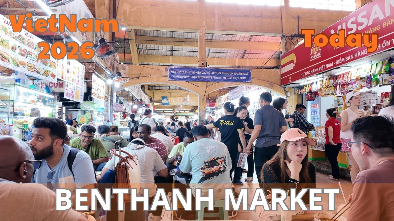 Ben Thanh Market 2026 | Real Daily Life at Ho Chi Minh City’s Iconic Market