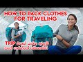 How to Pack Clothes for Traveling | Travel Backpack | Travel With Wife