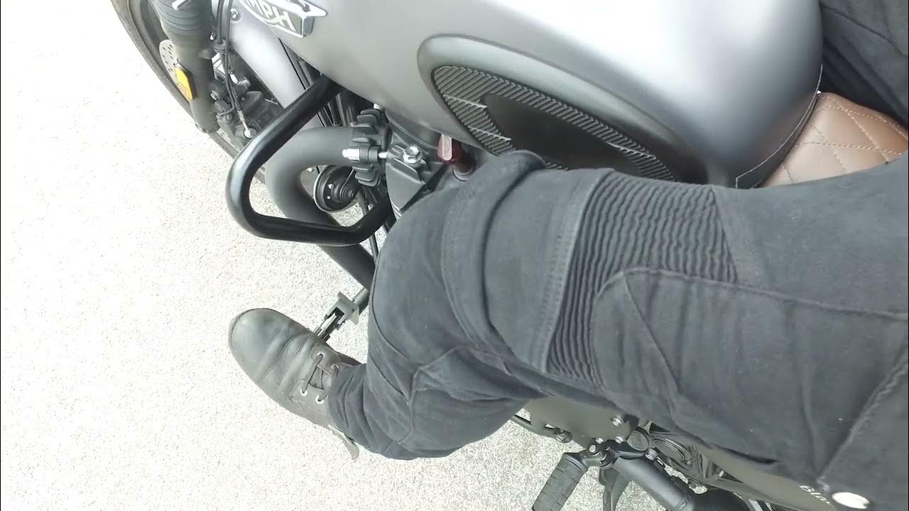 Triumph Bonneville Highway Pegs Kit & Forward Foot Controls How to ride the T120. YouTube