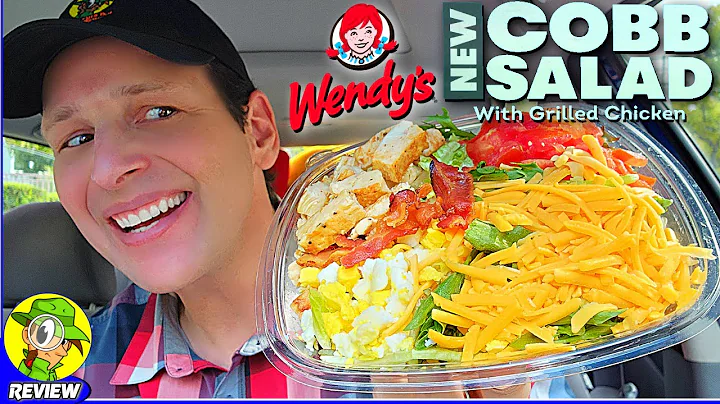 Wendy's® COBB SALAD WITH GRILLED CHICKEN Review 👧🥗🐔⎮ Peep THIS Out! 🕵️‍♂️