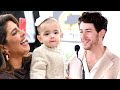 Nick jonas and priyanka chopra debut baby malti at walk of fame event