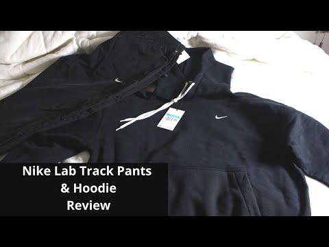 Nike Lab Black Track Pants & Hoodie