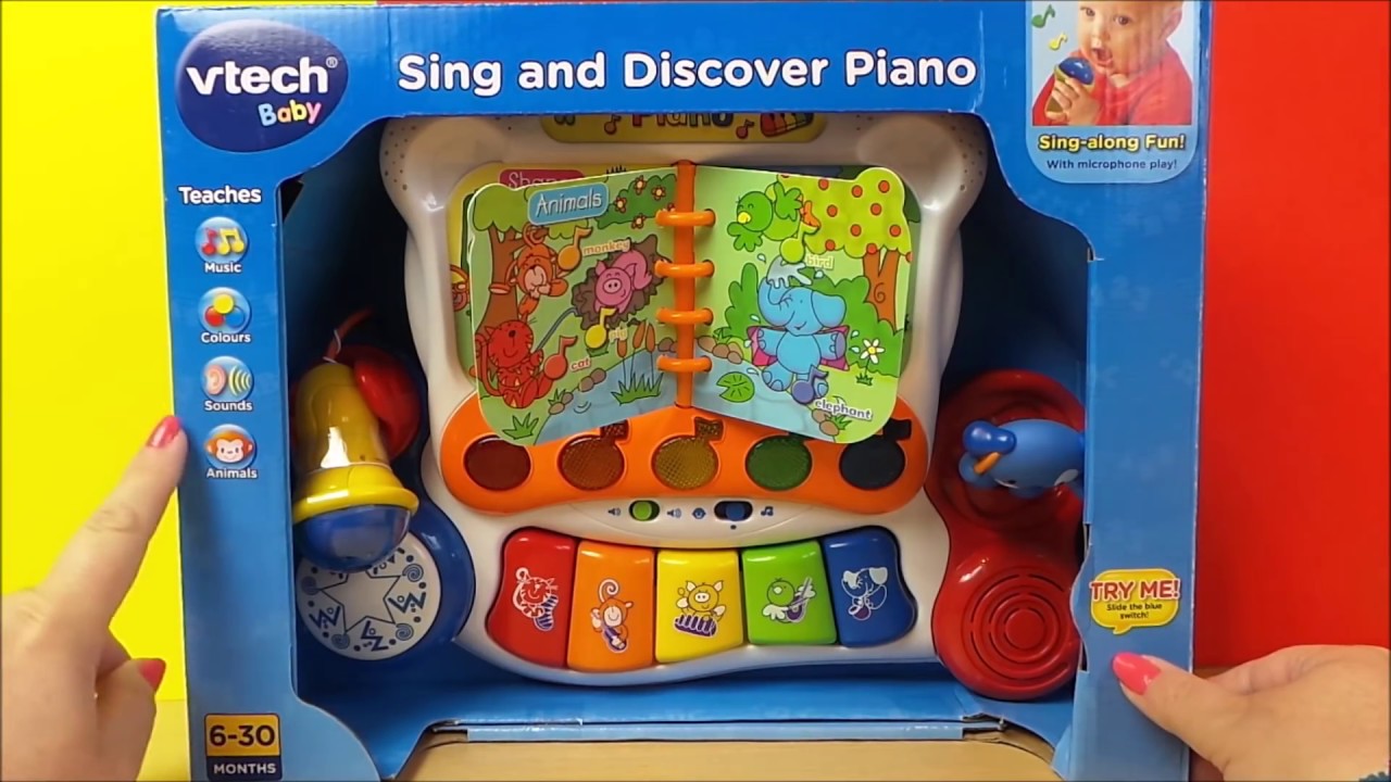 Vtech Baby Sing and Discover Piano Kindergarten Teaches Music