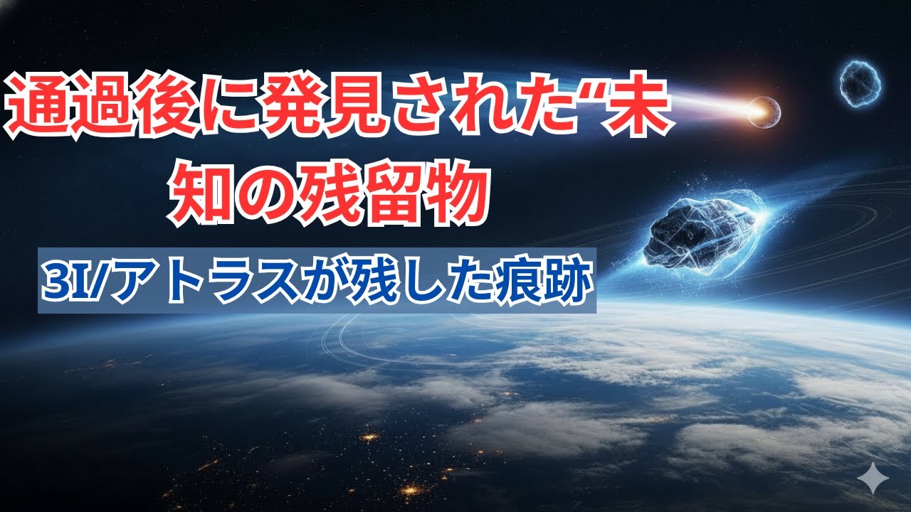 3I/アトラスは地球を通過した――しかし、“何か”を置いていった