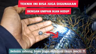 TEKNIK DUDULAN UMPAN IKAN KECIL ALTERNATIF DISAAT ARUS BAWAH KENDOR || BAGAN TANJUNG KAIT