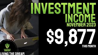 How I Made $9,877 this Month in Investment Income | Stock Portfolio Review
