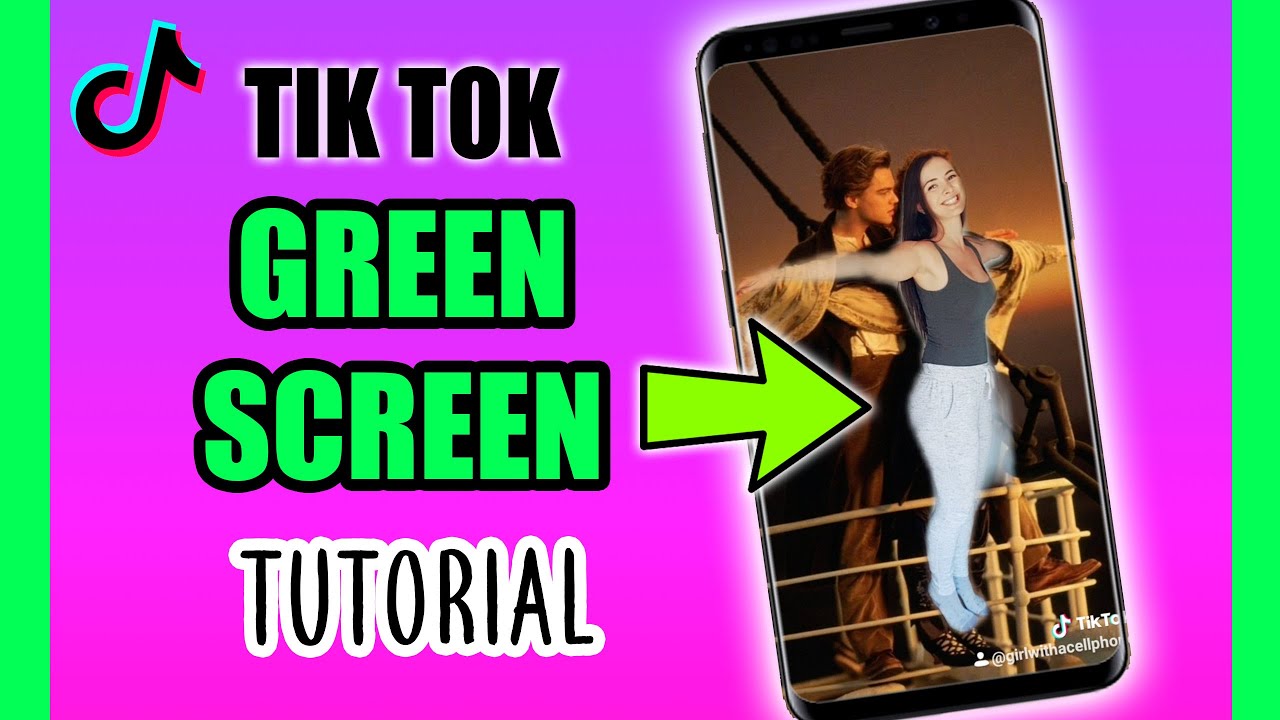 Tik Tok Green Screen Effect Tutorial - Easy - YouTube