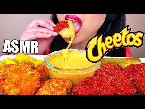 cheesy-hot-cheetos-chicken-nuggets-asmr-*spicy-flamin'-hot*-cooking-&-eating-no-talking-|-asmr-phan