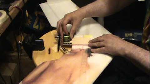 mini swift rc wing rebuild video 2