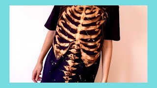 BLEACH Painting!  Skeleton T-shirt Design