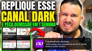Como Criar Um Canal Dark Que Monetiza Rápido E Ganhar Dinheiro Com YouTube