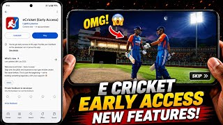 E Cricket Early Access Full Review (NEW FEATURES) ! E Cricket Big News