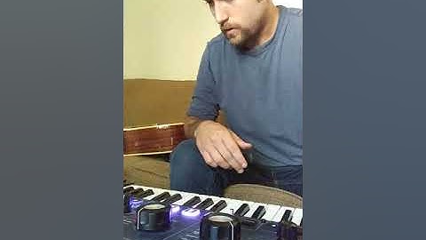 Novation mininova and kaoss pad 3 jam