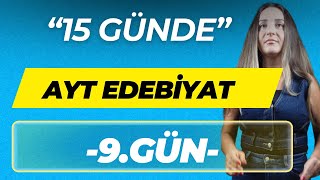 15 Günde 2024 Ayt Edebi̇yat Soru Kampi Edebi̇ Akimlar Fulleten Kamp 9.Gün