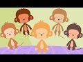 five little monkeys | nursery rhymes | childrens rhymes | kids songs