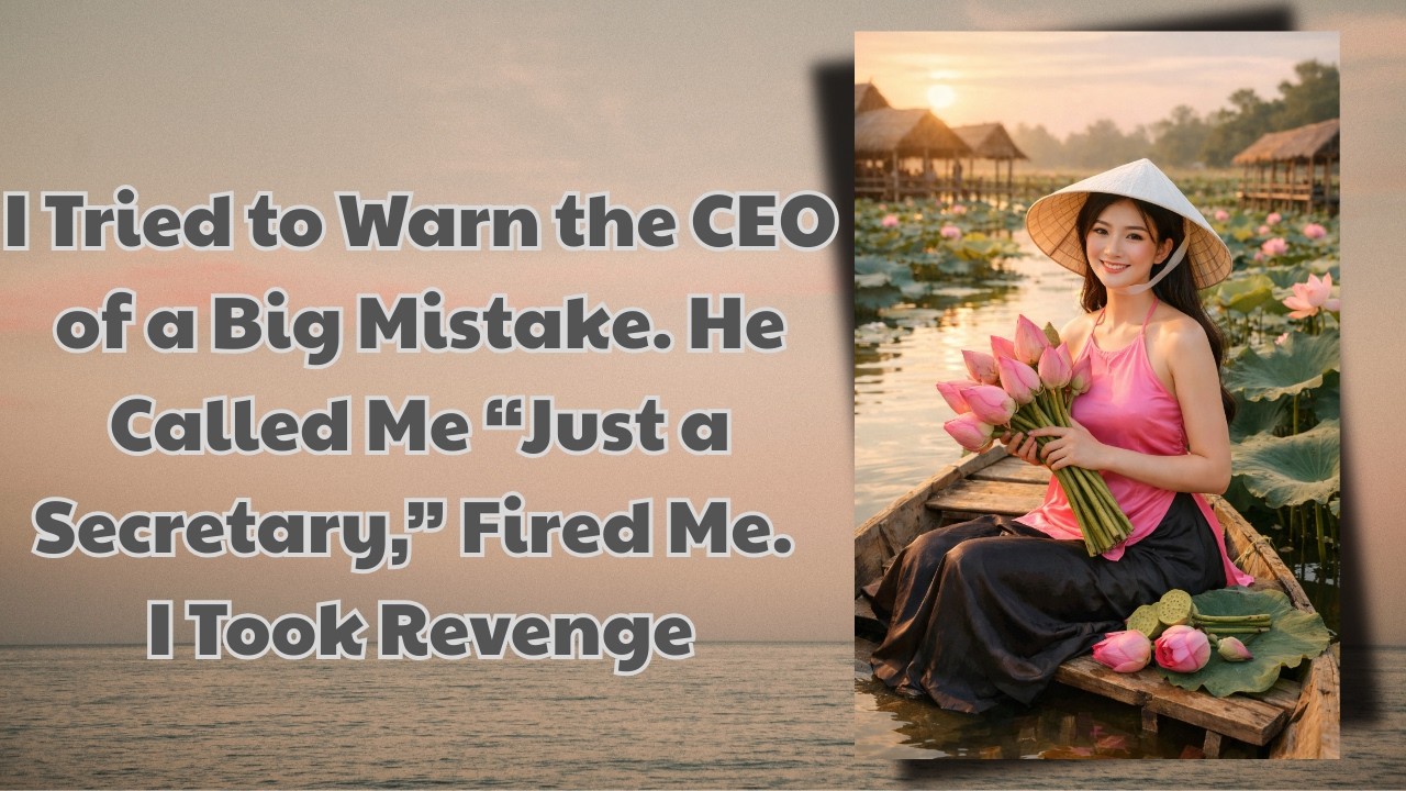 I Tried to Warn the CEO of a Big Mistake. He Called Me “Just a Secretary,” Fired Me. I Took Revenge