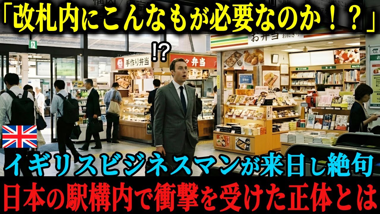 「なぜ改札内にこんなものを作ったんだ」世界を飛び回るイギリスのエリートビジネスマンが日本へ出張、移動中の駅構内で衝撃を受けたあるものの正体とは