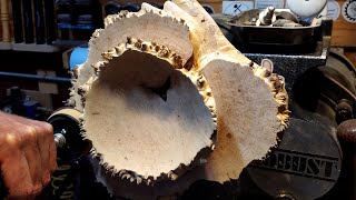 Woodturning Maple Burl Bowl