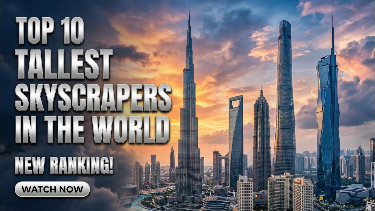 🌟 Top 10 Tallest Skcrapers in the World (2026 Update)🌟