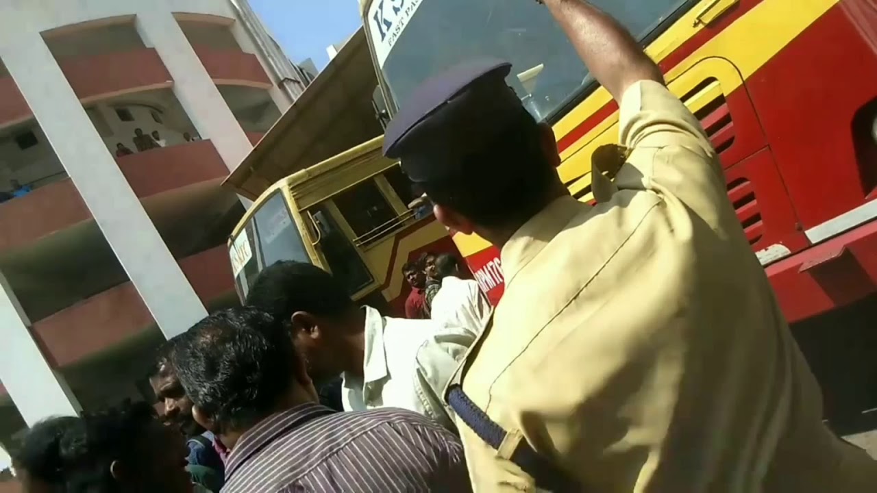 Trivandrum central Bus stand besieged by Ayyappa Karma Samiti