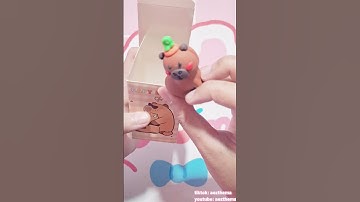 🎎 ASMR: Unboxing BlindBox Capybara series. [11] #shorts