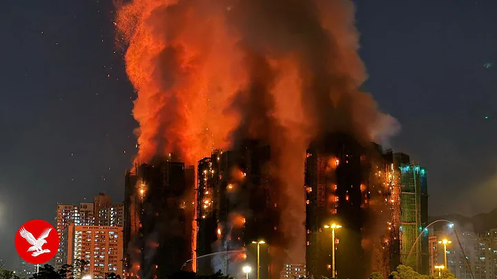 Hong Kong: At least four dead as fire engulfs apartment blocks