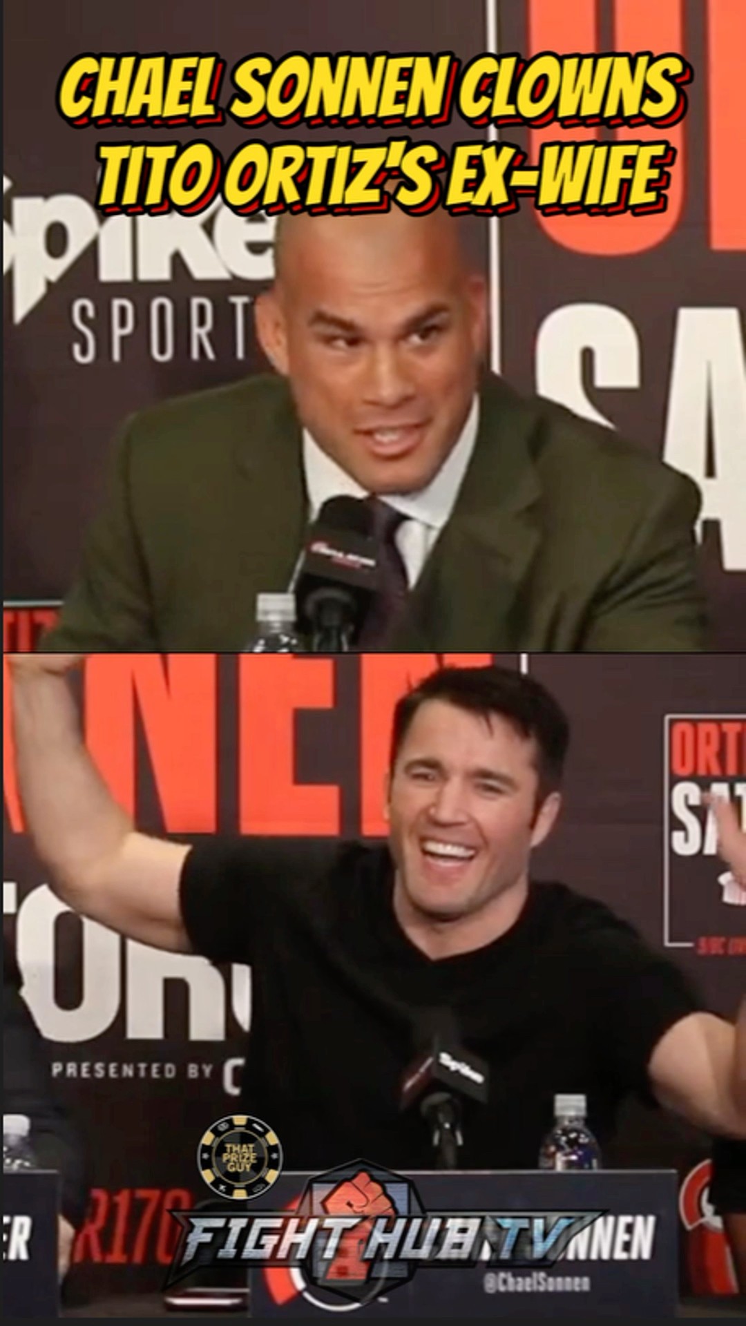 Chael Sonnen CLOWNS Tito Ortiz ex-wife in in EPIC ROAST!