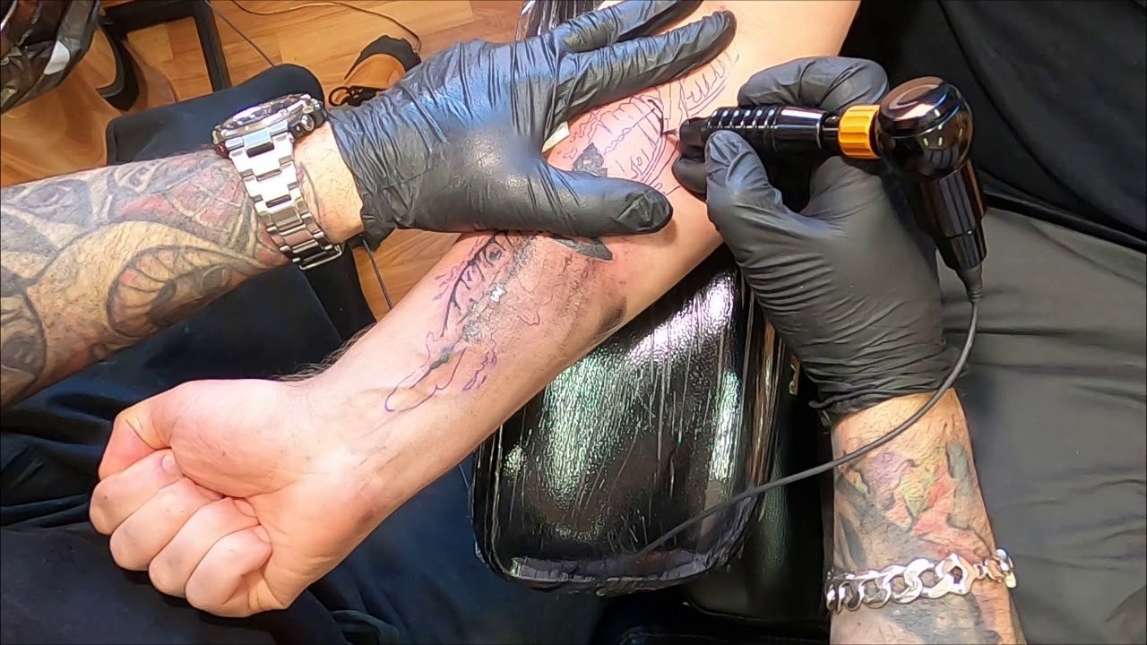 Play Station D.N.A - Tattoo Time Lapse