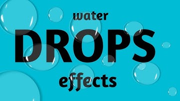 Water drops effect on PixelLab Tutorial