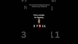 🔢 Pick a Cosmic Number — No Cheating! The Universe Assigned One to You #daily #lawofattraction #1111