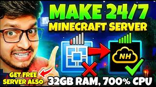 How To Make Minecraft Server 24x7 Java + PE | Best 24/7 Minecraft Hosting🟢