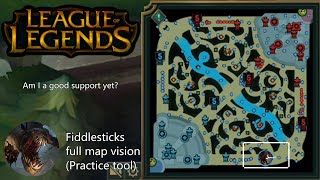 Vision of the whole map - League of Legends Practice tool Shenanigans (3)