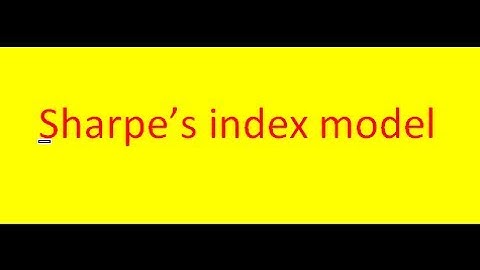 sharpes index model mba finance portfolio management project page 16