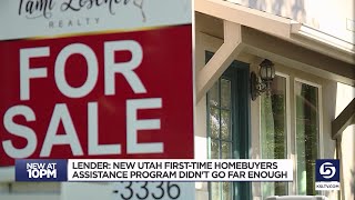 Lender: New Utah First-Time Homebuyers Assistance Program doesn't go far enough