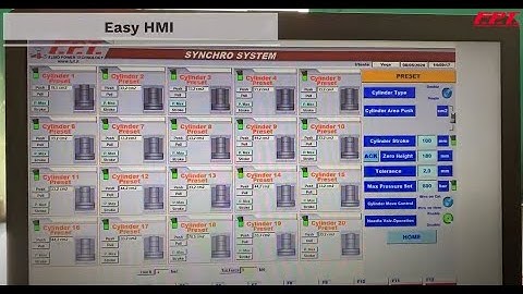 Synchronous Lifting System - Synchronised Lifting System - Computer managed