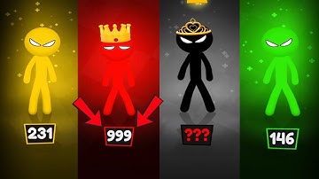 Stickman Party Tournament Mode — All Minigames with 1-4 Players | Android Gameplay)