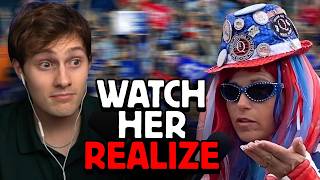MAGA Woman ABRUPTLY Realizes She Doesn’t Agree With Trump