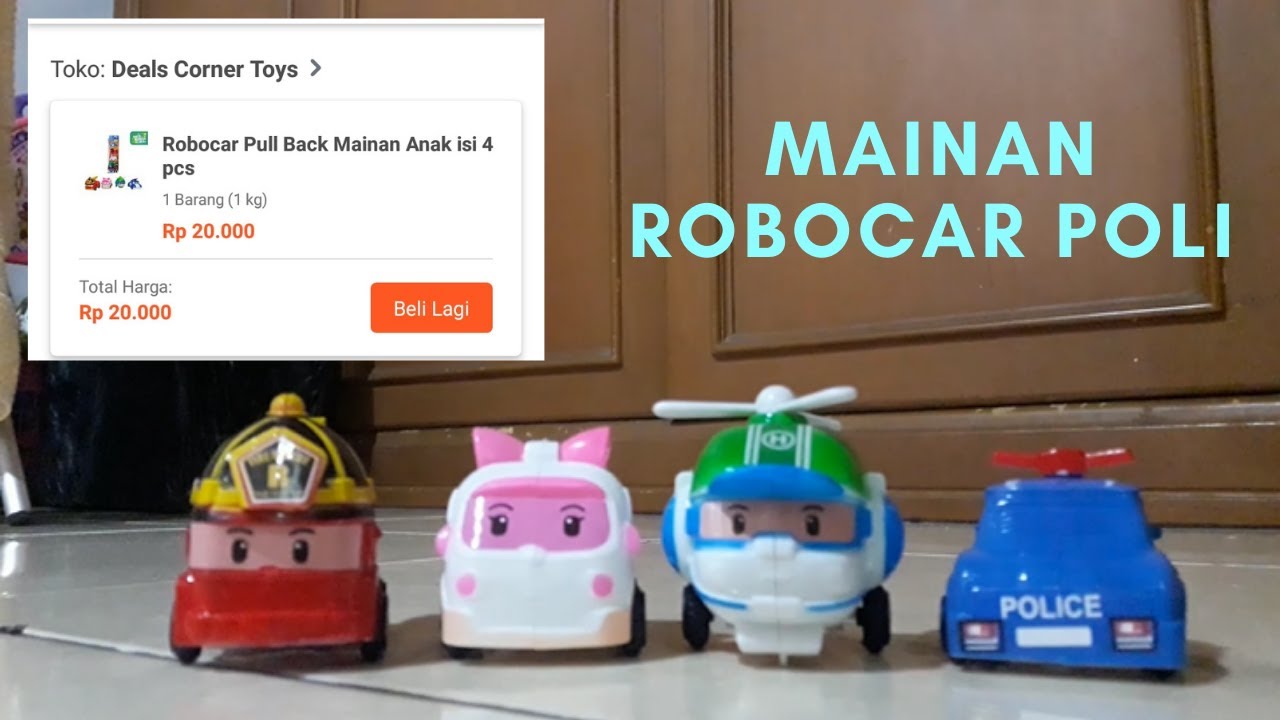 Mainan Anak Robocar Poli - YouTube