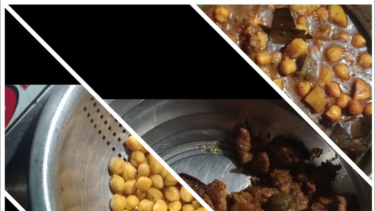 অসাধারণ স্বাদের লোভনীয় চিকেন চানা মশলা । Chicken chana masala recipe 😋🤤😋