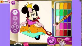 (GAME) Coloring Mickey & Minnie mouse game for kids / KID GAME screenshot 5