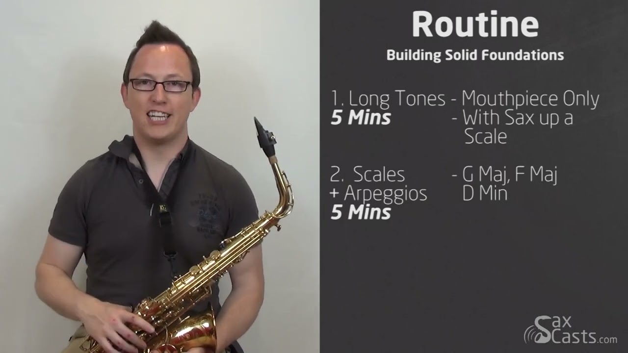 Saxophone Practice Routine Beginner Intermediate