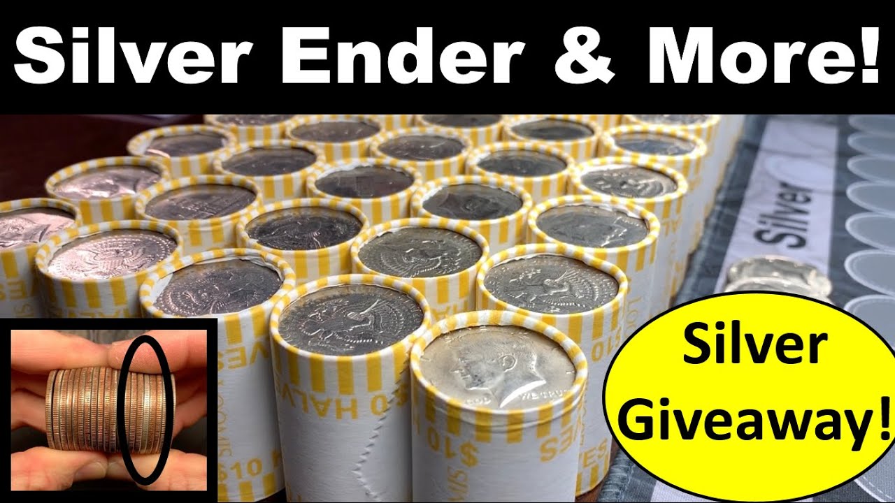 Old Silver Found Coin Roll Hunting 6 Half Dollar Boxes! Free Giveaway