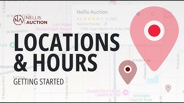 Selecting Your Area & Locations When Shopping at Nellis Auction