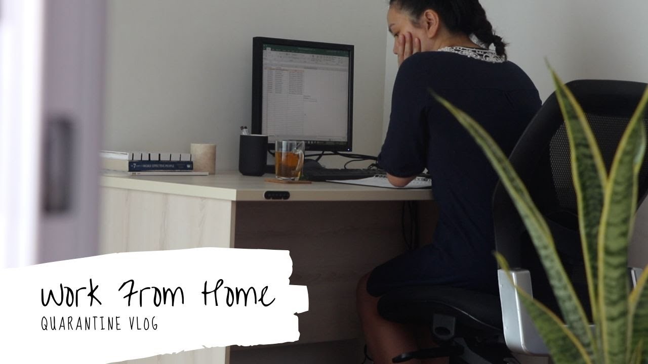 Work From Home | Quarantine Vlog | Aesthetic Vlog | Simple Living