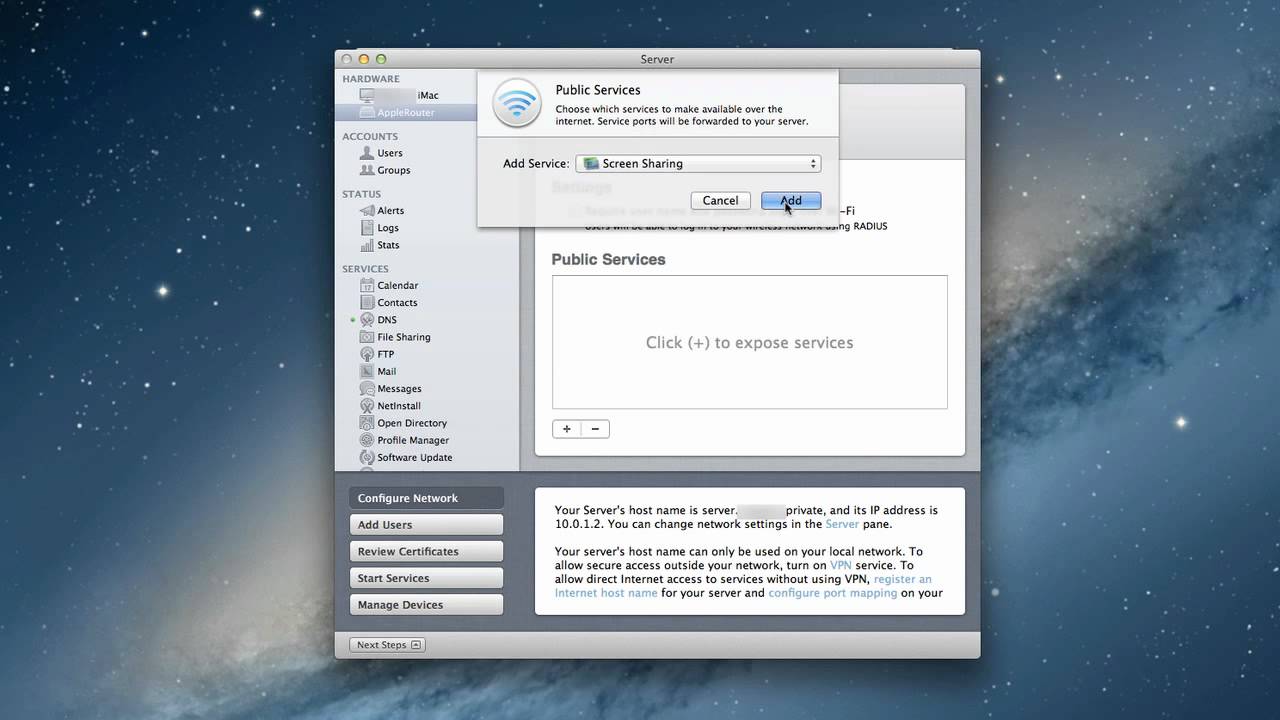 OS X Server 2 (10.8) Tutorials|