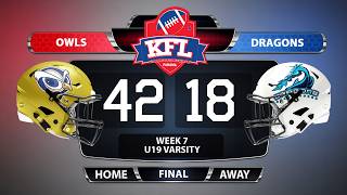 KFL U19 Varsity - AIP Owls vs Balboa Dragons