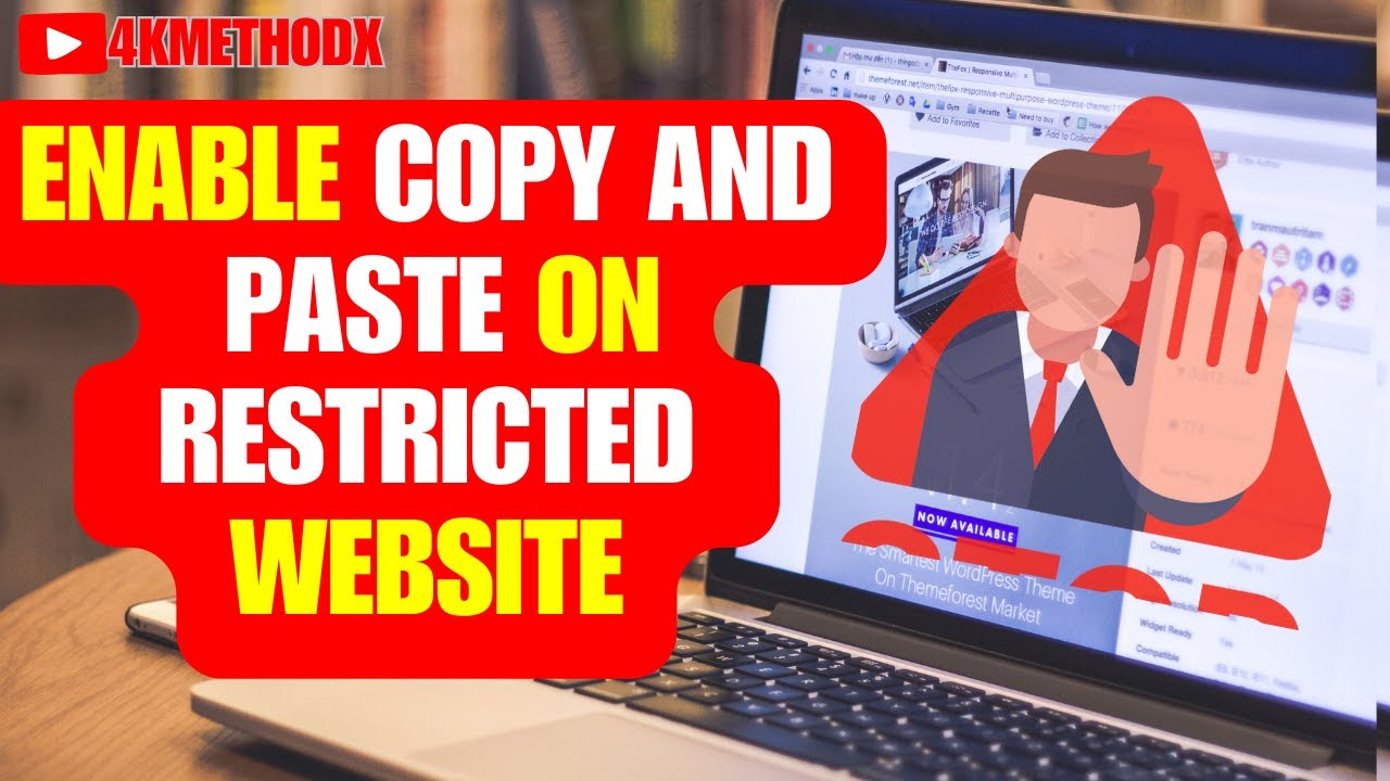 How to Enable Copy PASTE on Restricted Websites | Ctrl Key is Disabled ...